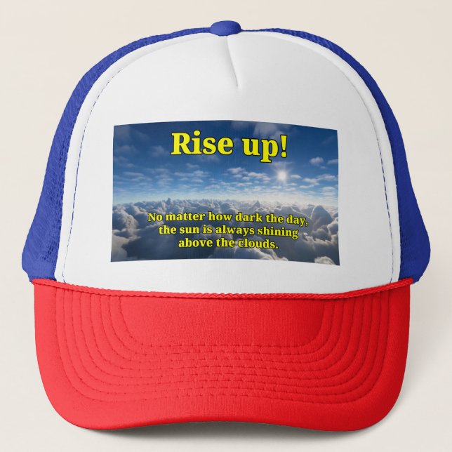 Rise Up Trucker Hat (Front)