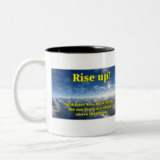 Rise Up Two-Tone Coffee Mug