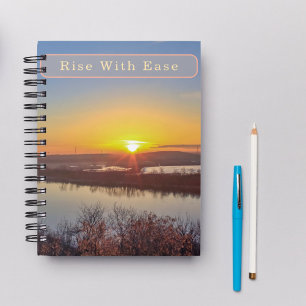 Rise With Ease Golden River Notebook