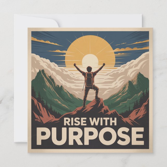 Rise With Purpose Announcement (Front)