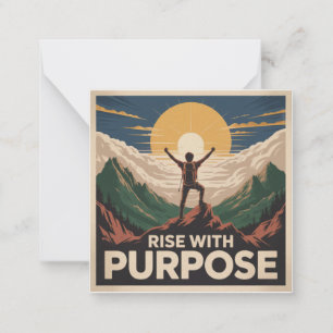 Rise With Purpose Card