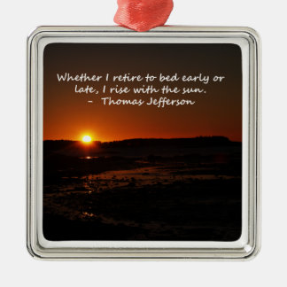 Rise With The Sun Metal Tree Decoration