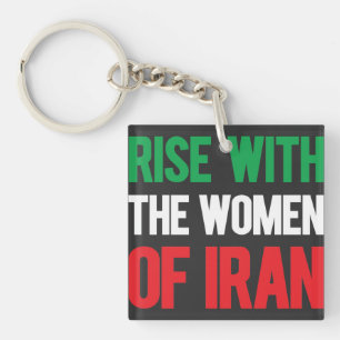 Rise with the Women of Iran Key Ring