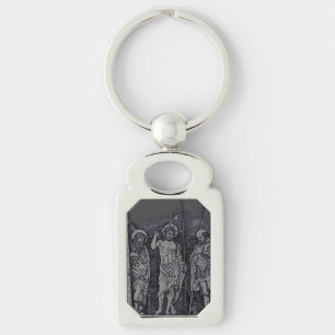 Risen Christ between Saints Andrew and Longinus Key Ring