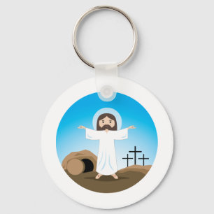 Risen Christ Key Ring