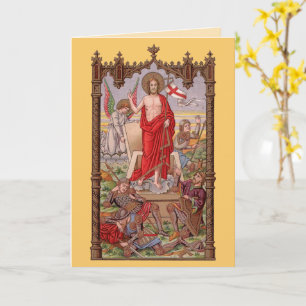 Risen Christ with Soldiers at the Tomb Easter Card