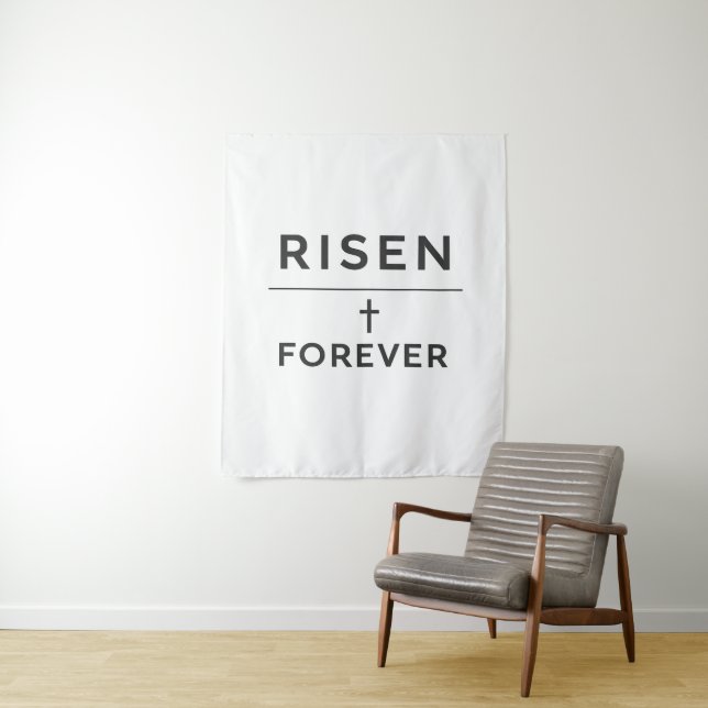 Risen + Forever Sticker  Tapestry (In Situ)
