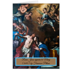 Risen Jesus appears to Mary 