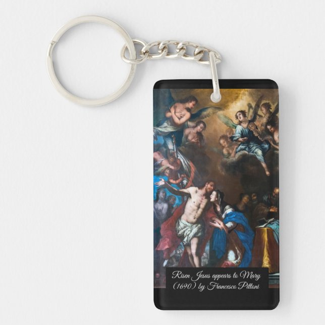 Risen Jesus appears to Mary  Key Ring (Front)