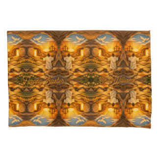 Risen Jesus Empty Tomb 3D Papercut Easter Pillowcase