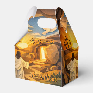 Risen Jesus Empty Tomb Easter Gift Box