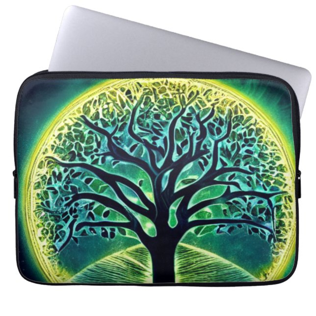 Risen Tree of Life Laptop Case (Front)