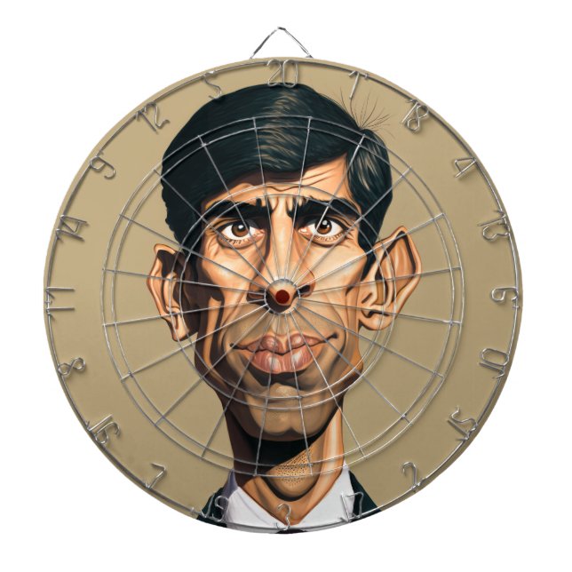Rishi Sunak Dartboard  (Front)