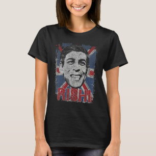 Rishi Sunak  Indian British Prime Minister Stencil T-Shirt