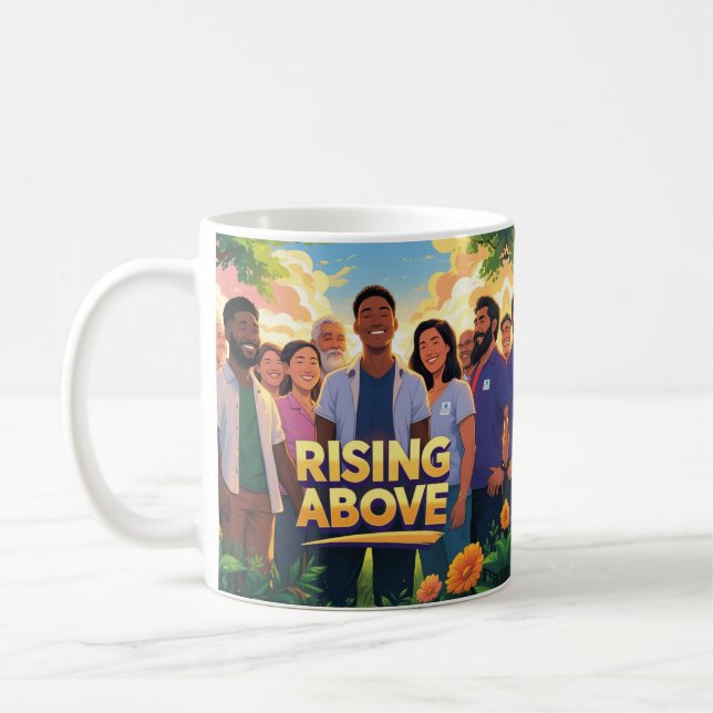 Rising Above (Mug) Coffee Mug (Left)