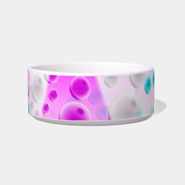 Rising Bubbles (Pink&Blue) Bowl (Right)