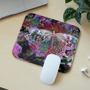 Rising Dawn Butterfly Mouse Pad