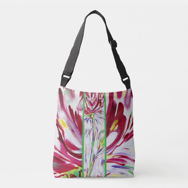 Rising flower crossbody bag (Front)