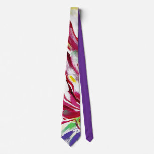 Rising flower tie