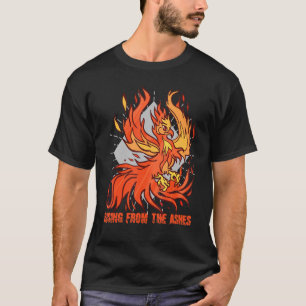 Rising from Ashes Cute Phoenix Firebird Fantasy Fi T-Shirt