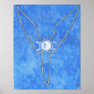 rising goddess poster