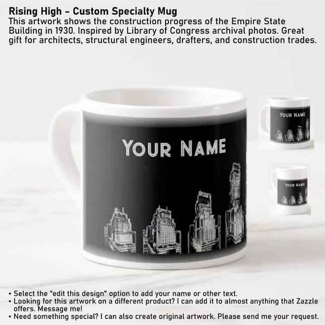 Rising High - Custom Speciality Mug  (Creator Uploaded)