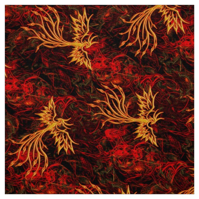 Rising of the Phoenix Fabric (Swatch)