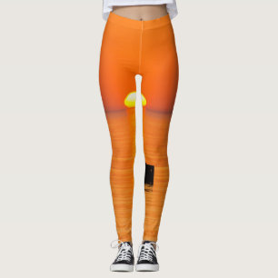 Rising Orange Leggings