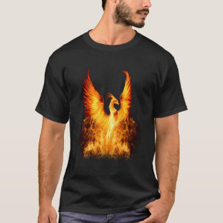 Rising Phoenix Fire Fenix Inspiration Motivation T-Shirt