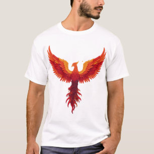 "Rising Phoenix" Mythical Bird Graphic Tee – Vibra