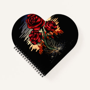 Rising Rose Notebook