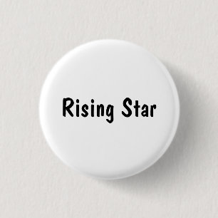 Rising Star 3 Cm Round Badge