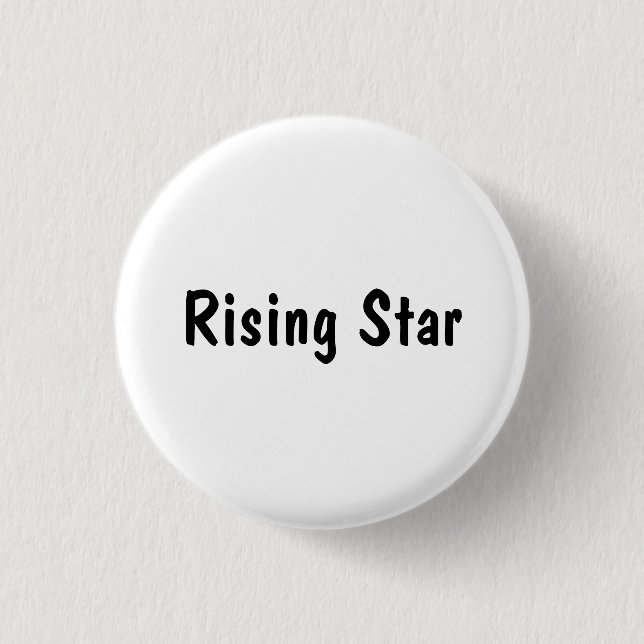 Rising Star 3 Cm Round Badge (Front)