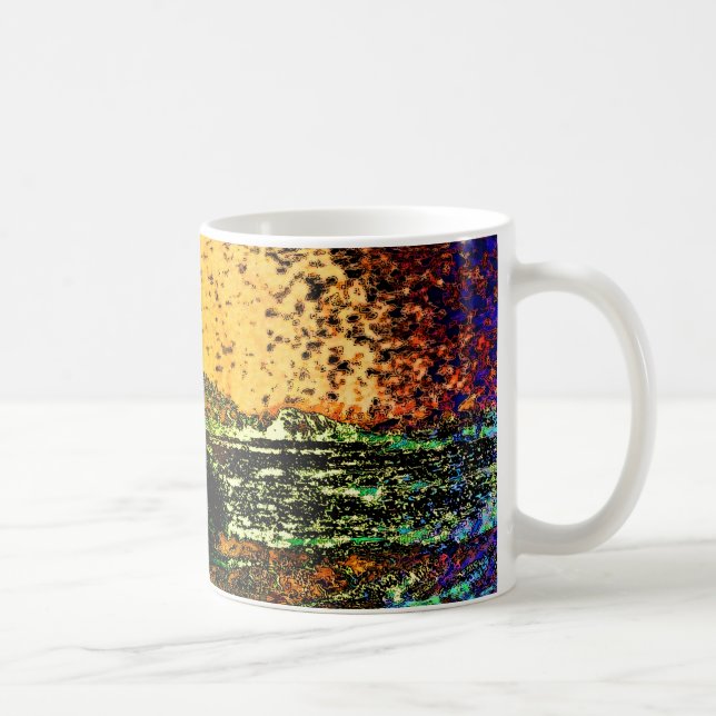 Rising Sun Abstract Mug (Right)