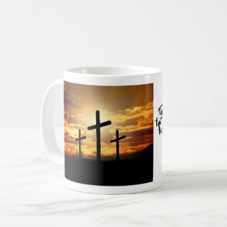 Rising Sun Crucifix Mug