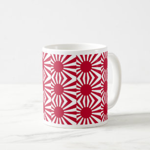 Rising sun flag coffee mug