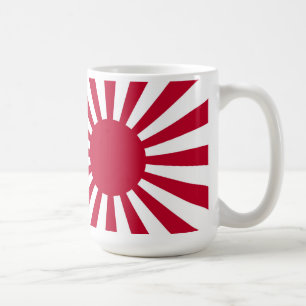 Rising sun flag coffee mug