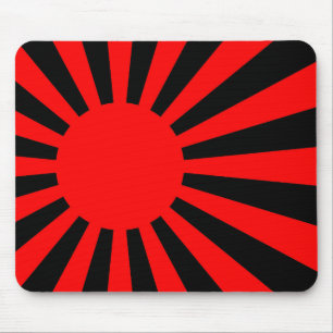 Rising Sun Flag Mouse Pad