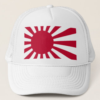 Rising sun flag trucker hat