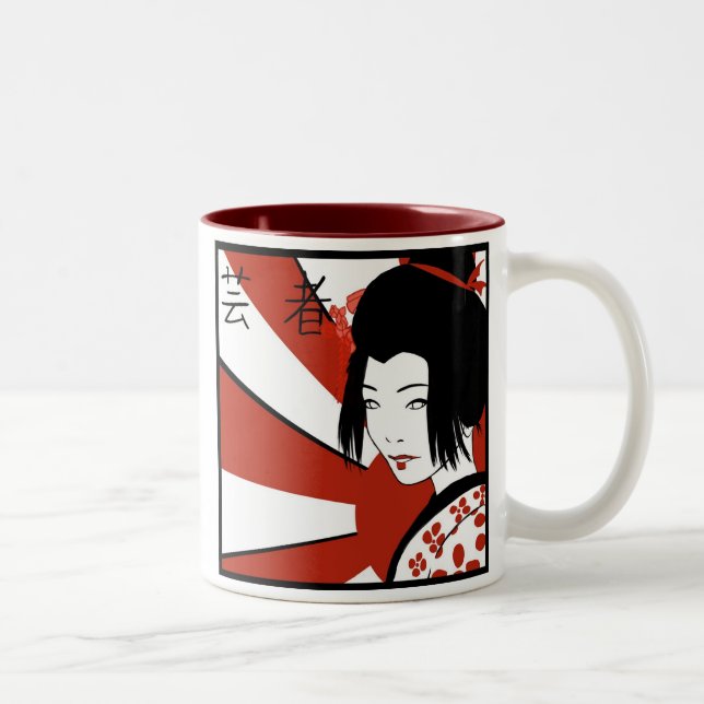 Rising Sun Geisha Mug (Right)