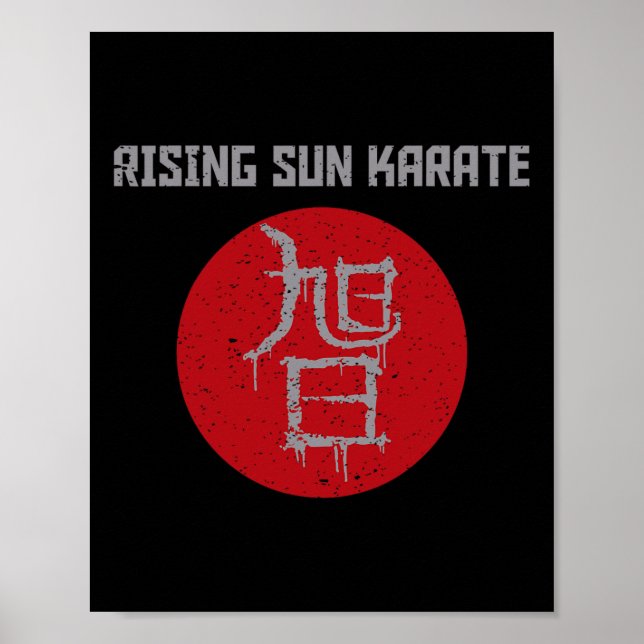 Rising Sun Kanji  Poster (Front)