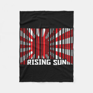 Rising Sun Karate Rcode  Fleece Blanket