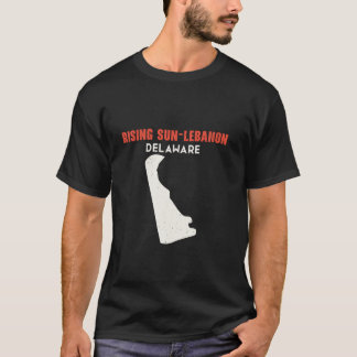 Rising Sun Lebanon Delaware USA State America Trav T-Shirt