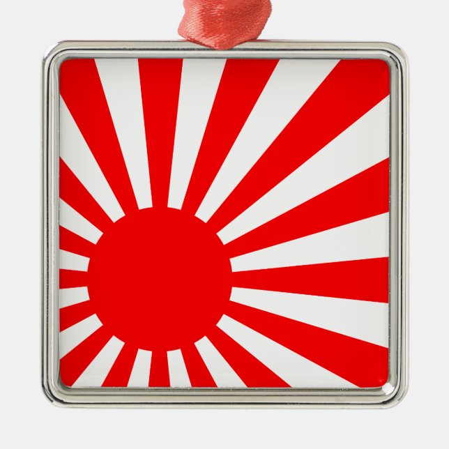 Rising Sun Metal Ornament (Front)