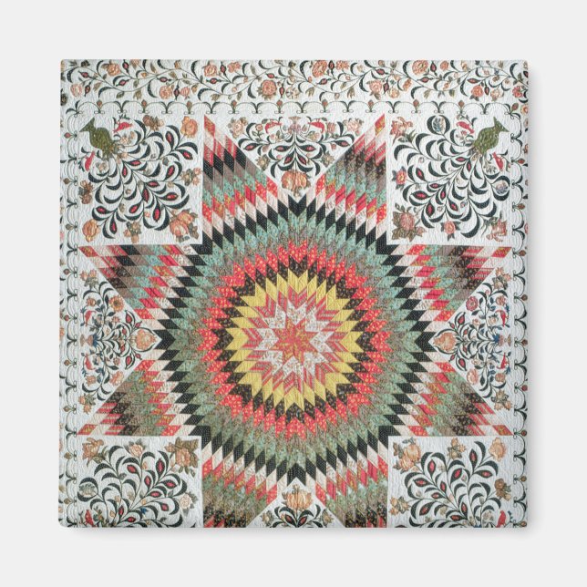 Rising Sun' or 'Star of Bethlehem' Magnet (Front)