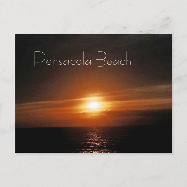 Rising Sun -- Pensacola Beach Postcard (Front)
