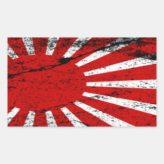 Rising Sun Rectangular Sticker
