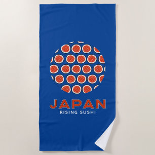 Rising Sushi Beach Towel