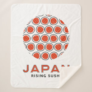 Rising Sushi Sherpa Blanket