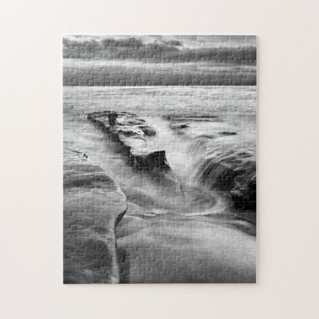 Rising Tide At The Beach Jigsaw Puzzle (Vertical)